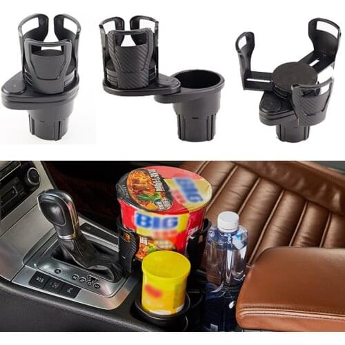 Drink Holder In Car All Purpose Car Cup Holder 2 IN 1 Multifunctional Vehicle-mounted Stand Water Cup Drink Bottle Organizer