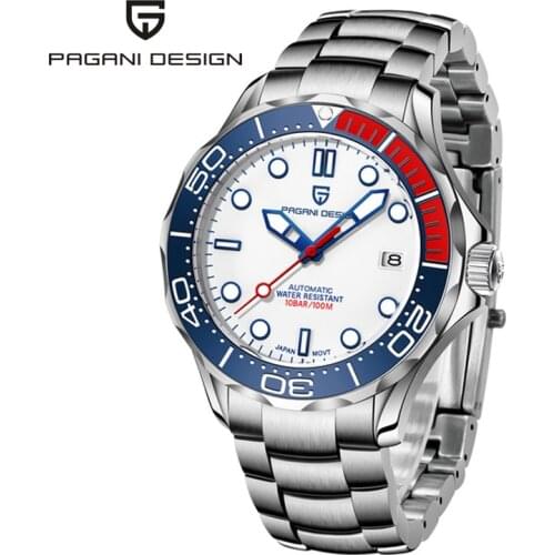 2020 New PAGANI DESIGN Design Original Brand Men Watch 007 commander Mens Mechanical Watches waterproof wristwatch Japan NH35