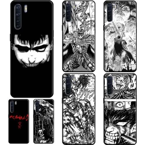 Berserk Guts Anime Case For OPPO Reno 2Z 4 Pro F5 F7 A52 A72 A92 A1K A5S A15 A91 A5 A9 A31 A53 2020 Coque