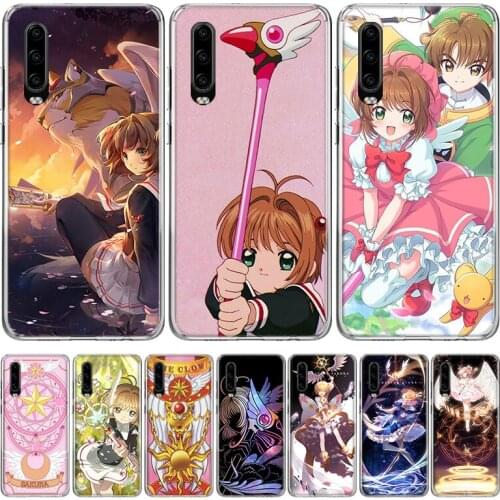 Card Captor Sakura Anime Phone Case for Huawei P40 P30 P20 Mate 30 20 10 Pro P10 Lite P Smart Z + 2019 Gift Coque Cover Capa