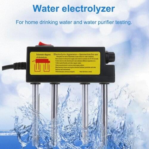 Water Quality Detector Premium Water Home Electrolyzer Test Electrolysis Water Tools Water Purity Level Meter PH Testing Tools
