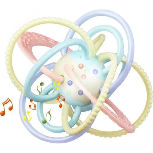 Baby Toys 0 12 Months Montessori Balls Teething Newborn Teethers Toys Boys Mobile Hanger Sensory Rattles for Toddler Infant Gift