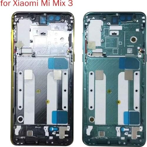 For Xiaomi Mi Mix 3 Middle Frame LCD Supporting Plate Housing Frame Front Bezel Faceplate Bezel Mi Mix3 Repair Spare Parts