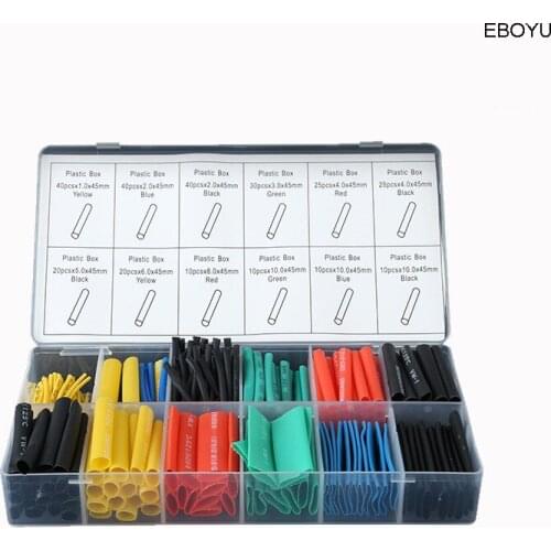 EBOYU 280pcs Shrink Assortment Heat Shrink Tube for RC Model Car Drone Wire Insulated Cable Sheath Tube