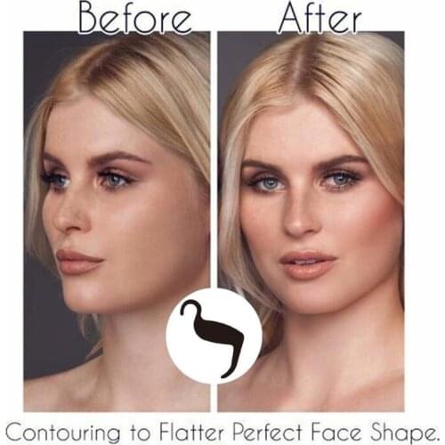 Make-Up Outline Template Eyebrow Pencil Makeup Contour Model Eyeliner Card Cheek Brush Nose Profile Shaper Eyeliner Styling Tool