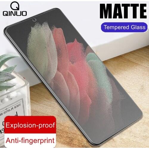 Matte Screen Protector Tempered Glass For Samsung Galaxy S21 Plus S20 FE A72 A52 A32 A50 A70 Note 20 10 Lite Frosted Film Glass