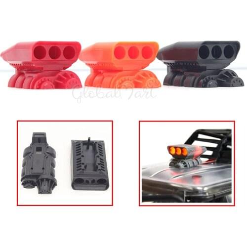 RC Car Simulation Supercharger Engine Hood Cover Air Intake Port for 1:10 AXIAL Wraith 90018 90020 Crawler RC Cars Decor