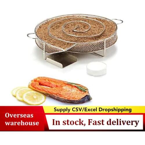 BBQ Accessories Cold Smoke Generator Barbecue Grill Cooking Tools for Bacon Cold Smoking Meat/Fish/Salmon Easy to use