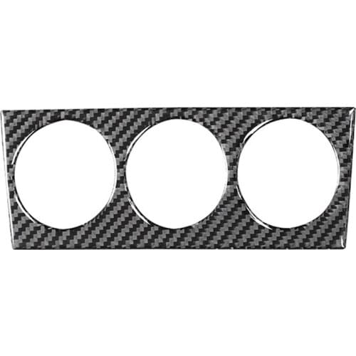 For Nissan 350Z 2003-2009 Air Conditioning Control Button Panel Dashboard Frame Carbon Fiber Car Accessories