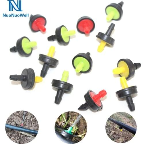 NuoNuoWell 30Pcs Steady Flow Regulator 10L/20L/30L Per Hour Flow Pressure Compensating Dripper Emitter Shunt Irrigation On Line