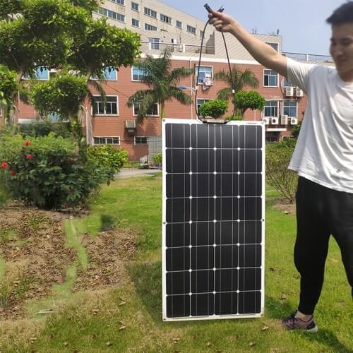 Dokio 100W Portable Flexible Solar Panel For Home Monocrystalline Waterproof Solar battery Charge 12V Solar panel China 300W