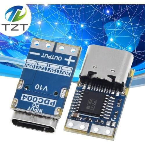 Type-C PD decoy module PD23.0 to DC DC trigger extension cable QC4 charger 9V 12V 15V 20V PDC004-PD