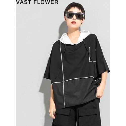 Женские футболки с капюшоном VAST FLOWER China At AliExpress