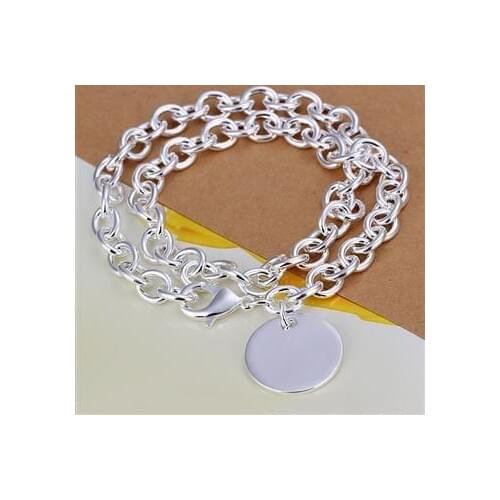 XLN240 Wholesale Charm Christmas Gifts Pendants Necklaces For Women Fashion Jewelry Round Tag Thick Necklace /ahuaizba