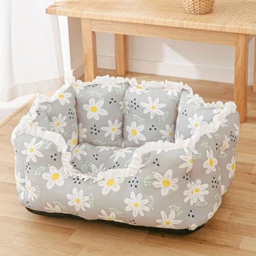 Summer Cat Bed House Kennel Dog Bed Dog Rug Cats Bed Small Dog House Cushion Sofa Bed Cat House Pet Bed Cama Gatos Pet Tent