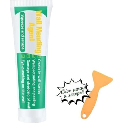 100g Valid Mould Proof Wall Mending Agent Wall Repair Cream Quick-drying Patch Restore With Free Scraper Home Tools