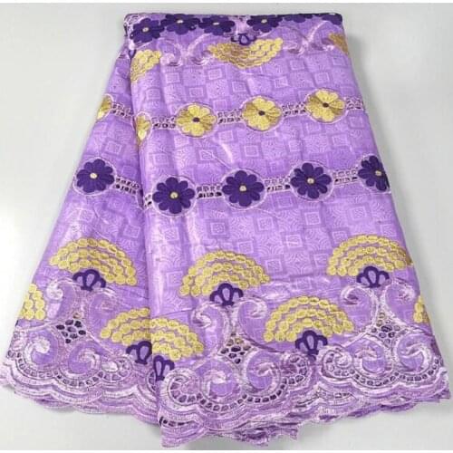 African Bazin Riche Fabric With Brode 2021 Latest Fashion Cotton Dry Embroidery Basin lace Fabric Guinea Brocade Fabrics 5Yards
