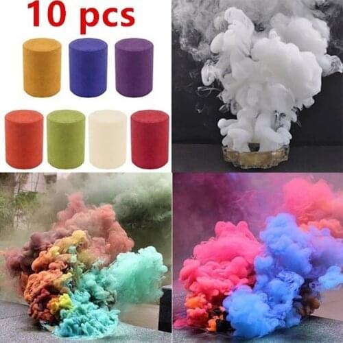 Colorful Effect Smoke Bombs Smoke Granade For Photography Props Wedding Halloween Supplies Round Smoke Fog Maker