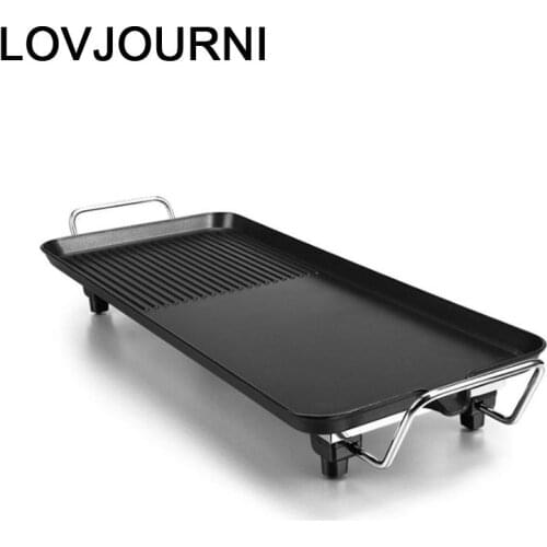 Electrique Malzemeleri Mini Portatil Grelha Para Korean Barbeque Barbacoa Churrasqueira Mangal Churrasco Electric Bbq Grill