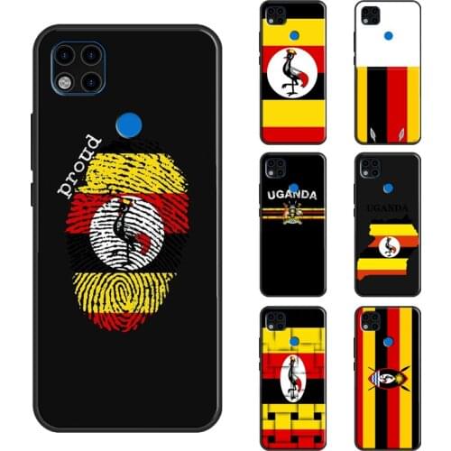 Uganda Flag Coat Of Arms Case For Xiaomi Redmi Note 8 9 Pro 8T 9S Note 10 Pro Funda For Redmi 9 9C 9A K40 9T Cover