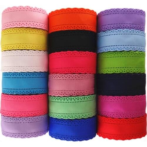 10 Yards 30MM Hollow Solid Grosgrain Ribbons For Cloth Tape Lace DIY Hair Bows Scrapbooking Decoration Accessories M15070458