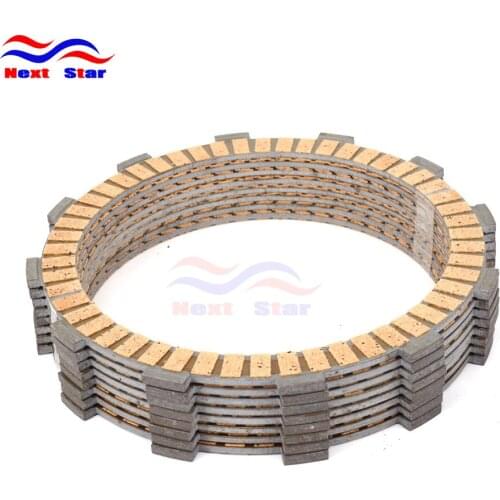 8 pcs Motorcycle Clutch Friction Plates Set For VT1300CR VT1300CS VT1300CTA VTX 1300C 1300R 1300T VTX1800F 1800R 1800T 1800N