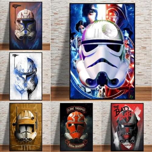 Star Wars Imperial Stormtrooper Movie Wall Art Canvas Painting Nordic Posters and Prints Home Decoration Pictures for Room Decor