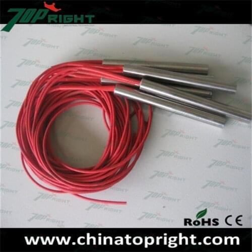 Crimped electric resistance heater cartridge