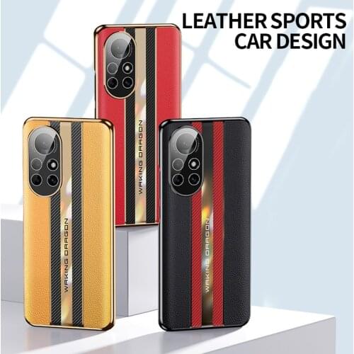 Luxury High Quality Shockproof Lens Protection Leather Cell Phone Cases For Huawei Nova 8 Pro Smartphone Back Cover Fundas Coque