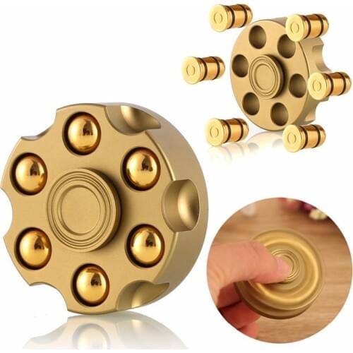 Hand Spinner Fingertip Gyro Left Wheel EDC high Speed Rotating Metal Finger Gyro Adult Anti-Street Toy for Kids