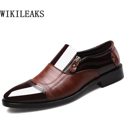 Wikileaks Shoes Mens Dress Loafers Black Formal Shoes For Men Coiffeur Dress Shoes Men Classic Scarpe Uomo Eleganti Buty Damskie