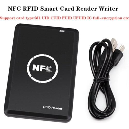 13.56MHz M1 Card Reader Writer rfid Copier Duplicator NFC RFID Smart Card Reader Writer+ 6 pcs UID Cards +6pcs UID keyfobs