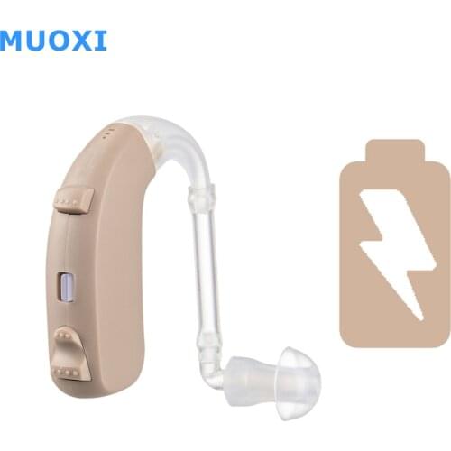 20 Channel Hearing Aid Rechargeable Hearing Device BTE Ear Hearing Aids for The Elderly Audifonos Sound Amplifier for Deafness