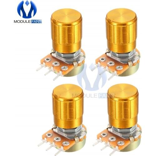 5PCS WH148 Rotary Potentiometer Linear Taper Potentiometer 1K 2K 3K 5K 10K 20K 30K 50K 100K 200K 300K 500K 1M Ohm
