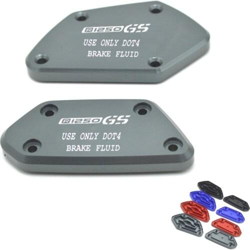 For R1250GS LC Adventure R 1250GS 2018-2019 Motorcycle Accessories CNC Front Brake Clutch Fluid Reservoir Cover Caps & Logo