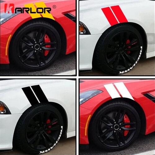 Car Reflective Stickers Wheel on Fender Waterproof Safety Warning Reflective Tape Car Decals Automobiles Decoration Accessories