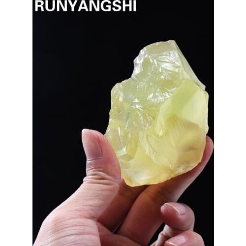 Large size Citrine original stone Unpolished gem Yellow Quartz Rough raw Ore Ornament Aromatherapy Crystal DIY Carving