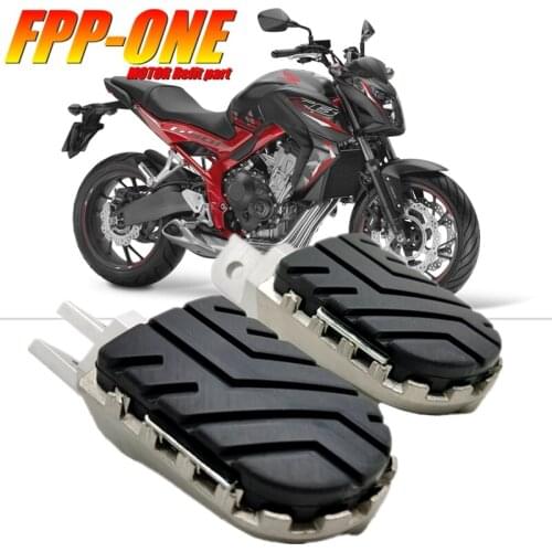 FOR Honda CB650F CBR650F CB650R CBR650R Motorcycle Accessories Front Footpegs Foot Rest Peg