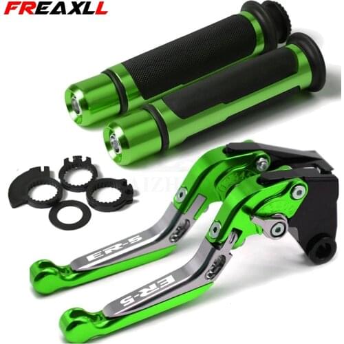 For Kawasaki ER-5 ER5 2004 - 2005 Motorcycle CNC Accessories Levers Motorbike Brake Clutch Lever Adjustable Extendable