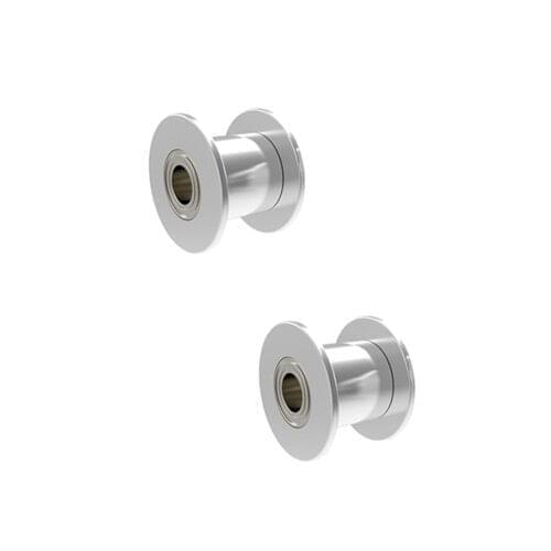 1Pcs Aluminum GT2 7mm Width 40 Tooth Smooth 2GT Timing Idler Pulley For 3D Printer Bore=8mm/10mm