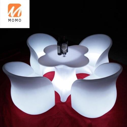 RGB color multi functional home & garden wedding tables chairs lighting