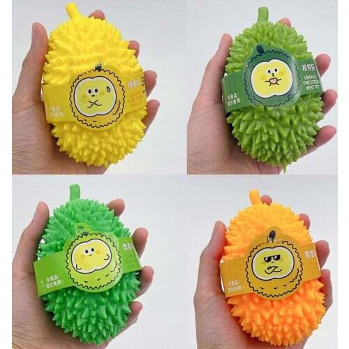 Slow Rebound Squishy PU Durian modeling Toy Kneading Squeez Rising Relieve Stress Soft Decompression Toy For Children Adult Kids
