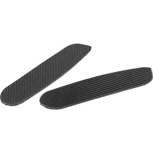2Pcs Interior Front Door Pillar Panel Cover Trim Carbon Fiber Car Interior Trim Fit for Toyota RAV4 2015 2016 2017 2018 2019