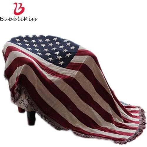 Bubble Kiss American Style Cotton Blanket Sofa Towel Knitting Blankets For Beds Home Bedroom Throw Blanket Office Siesta Blanket
