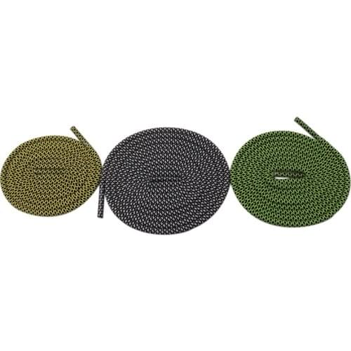 3MM Vogue Shoe Accessories Nice Polyester Shoelaces Green Yellow Youth Ropes For Young Guys Street Walking Necessary