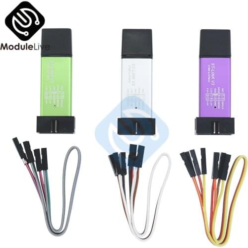 ST LINK Stlink ST-Link V2 Mini STM8STM32 Simulator Download Programmer Programming With Cover