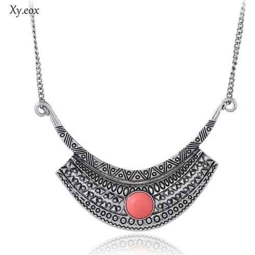 Vintage Tibetan Miao Silver Metal Tassel Bead Chinese Style Charm Original Chokers Necklace Collier Turkish Gypsy Ethnic Jewelry