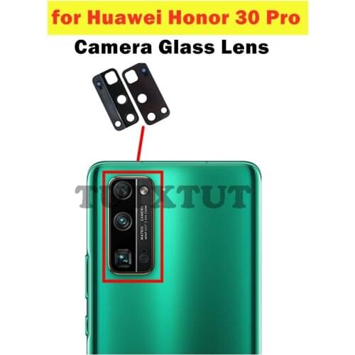 2PCS for Huawei Honor 30 Pro Back Camera Glass Lens Main Rear Camera Lens with Glue for Huawei Honor 30 Pro Repair Spare Parts