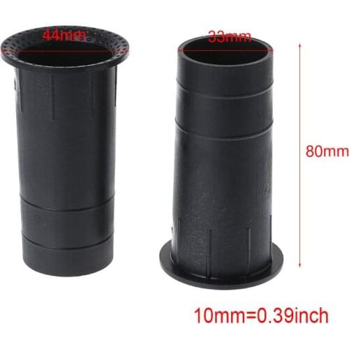2PCS Speaker Port Tube Bass Reflex Vent Connector 3-5" 35x80mm Subwoofer Woofer Box