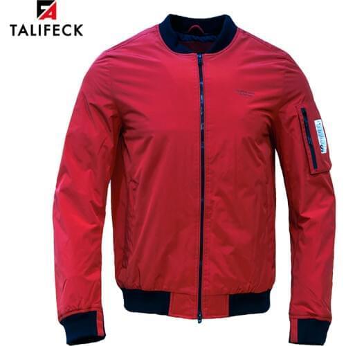 2021 Men Bomber Jacket Spring Men Jacket Autumn Cotton Padded Coat Fashion Jackets Windbreaker Men Coats Hooded Men Clothing